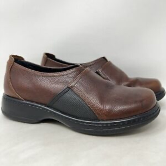 Dansko Made In Morocco Brown Comfort Stand Walk Nurse Slip On Shoes 40 US 9.5-10 - Picture 1 of 11